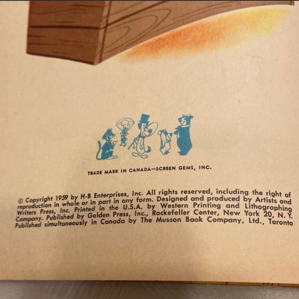 Vintage Little Golden ‘Huckleberry Hound’ Book - Picture 5 of 5